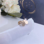 [MIRA]BEE LOVE PINK GOLD DIAMOND EARRINGS