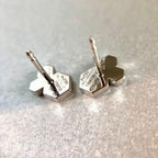 [MIRA]BEE LOVE SILVER DIAMOND EARRINGS