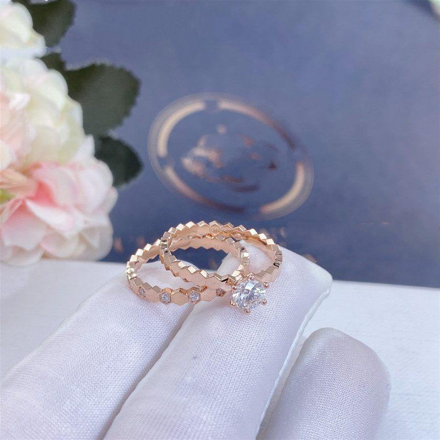 [MIRA]BEE LOVE RING PINK GOLD DIAMOND