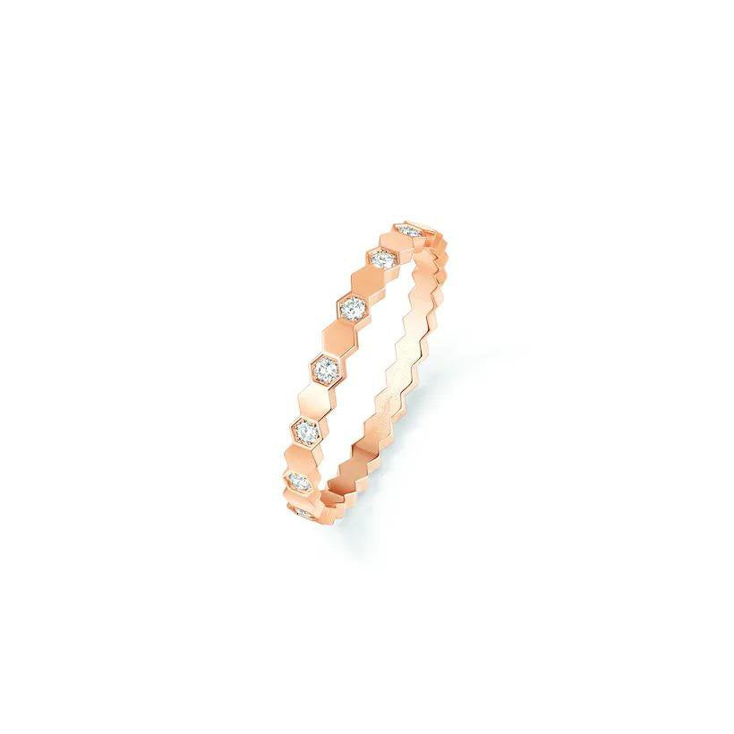[MIRA]BEE LOVE RING PINK GOLD DIAMOND