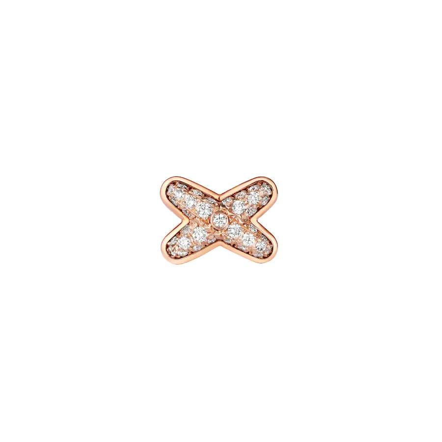 [MIRA]JEUX DE PINK GOLD DIAMOND EARRINGS