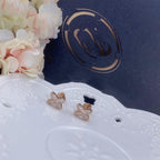 [MIRA]JEUX DE PINK GOLD DIAMOND EARRINGS