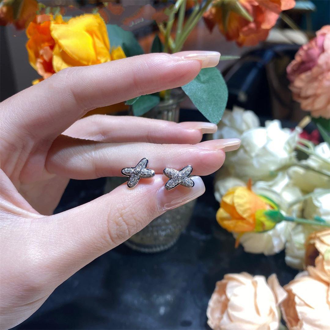 [MIRA]JEUX DE SILVER DIAMOND EARRINGS
