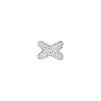 [MIRA]JEUX DE SILVER DIAMOND EARRINGS