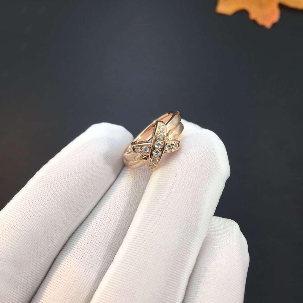 [MIRA]JEUX DE PINK GOLD DIAMOND RING