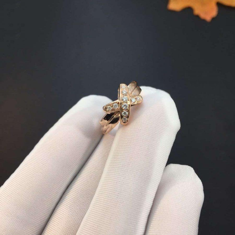 [MIRA]JEUX DE PINK GOLD DIAMOND RING