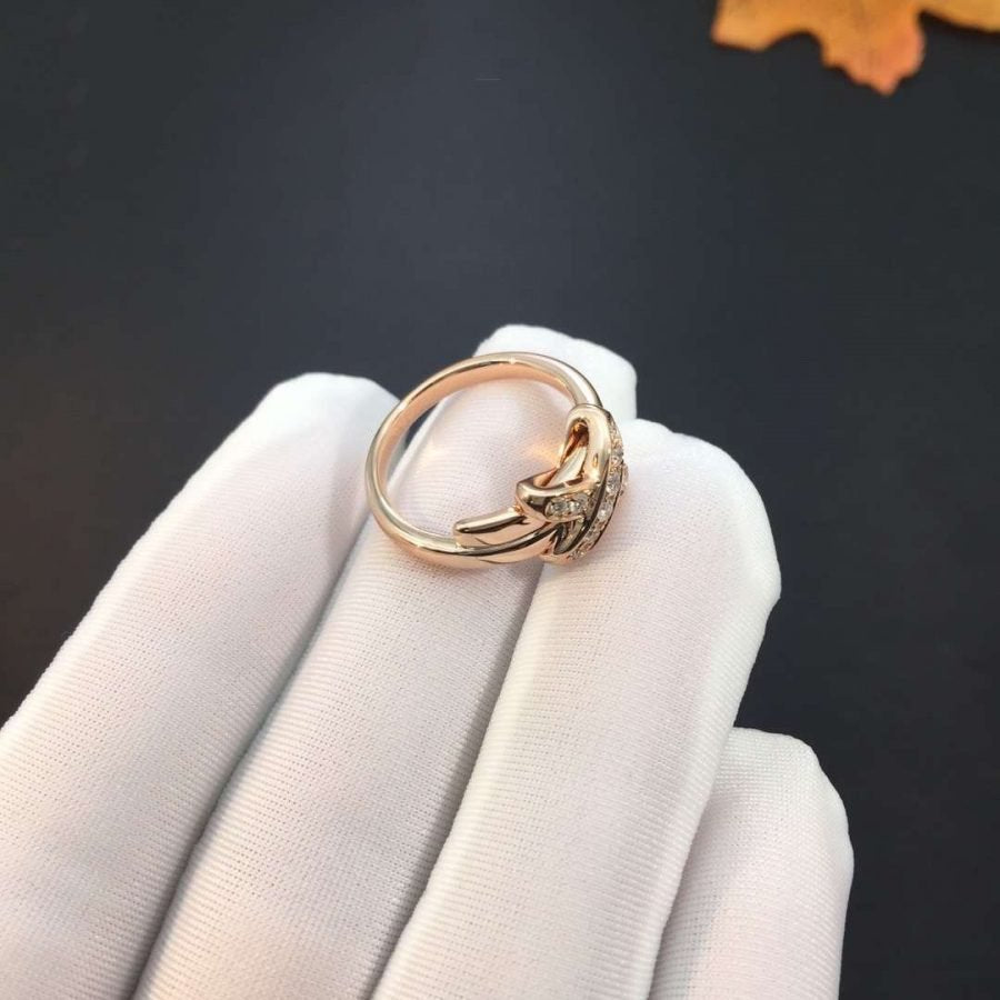 [MIRA]JEUX DE PINK GOLD DIAMOND RING