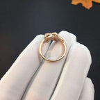 [MIRA]JEUX DE PINK GOLD DIAMOND RING