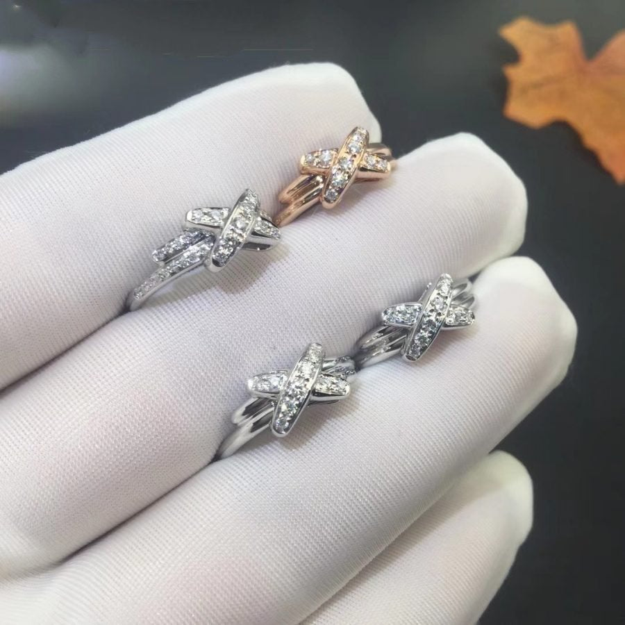 [MIRA]JEUX DE SILVER DIAMOND RING