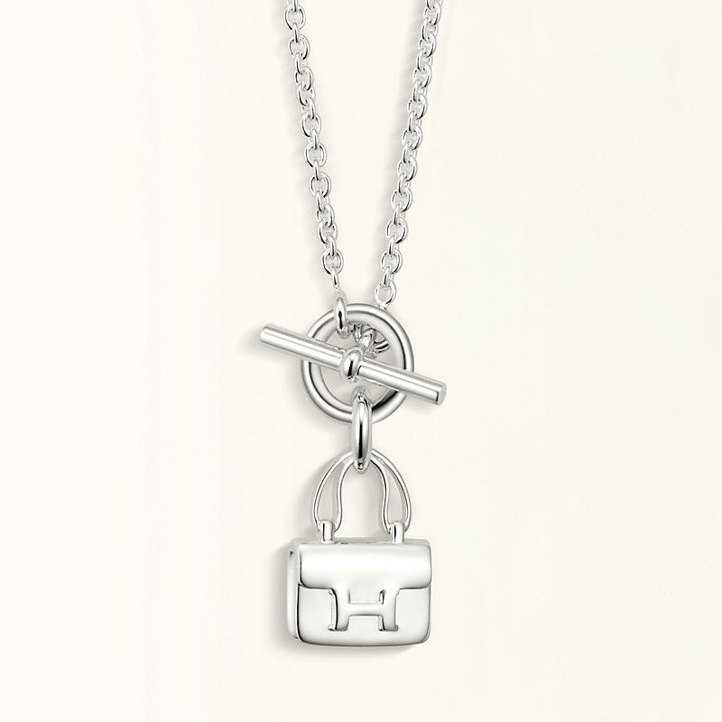 [MIRA]POP H PEDANT SILVER NECKLACE