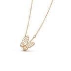 [MIRA]BUTTERFLY DIAMOND NECKLACE