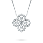 [MIRA]LOOP NECKLACE FULL MOTIF DIAMOND 16MM MULTIPLE COLORS