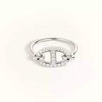 [MIRA]RONDE SMALL SILVER DIAMOND RING