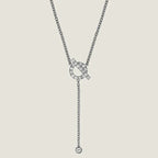 [MIRA]FINESSE SILVER DIAMOND NECKLACE