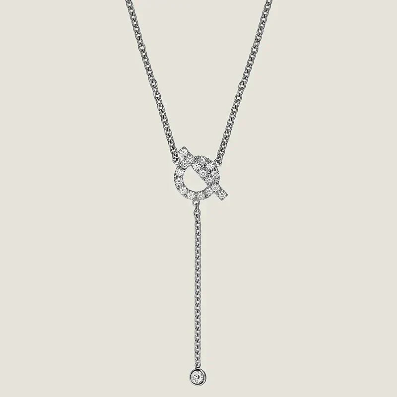 [MIRA]FINESSE SILVER DIAMOND NECKLACE