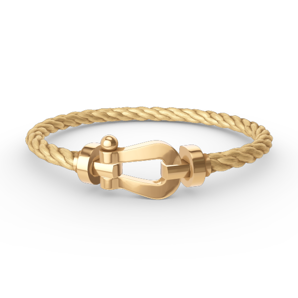 [MIRA]FORCE LARGE HORSESHOE NO DIAMOND BRACELET GOLD
