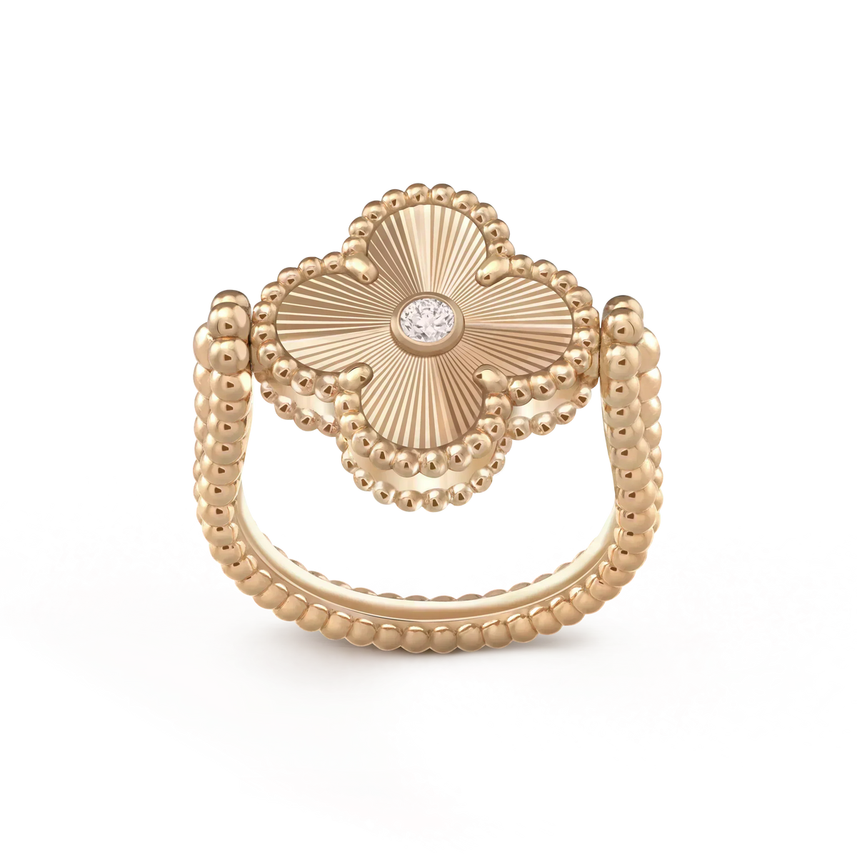 [MIRA]CLOVER RIVERSIBLE ROSE GOLD RING