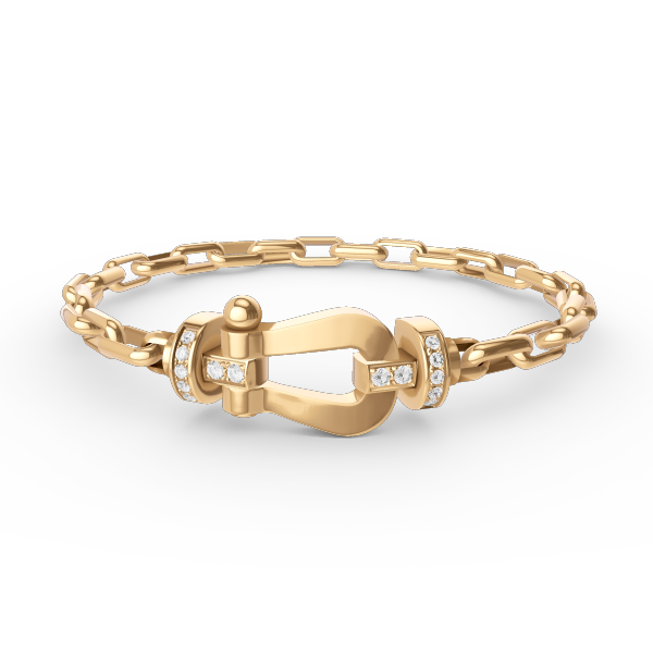 [MIRA]FORCE LARGE HORSESHOE CLASP  METAL BRACELET