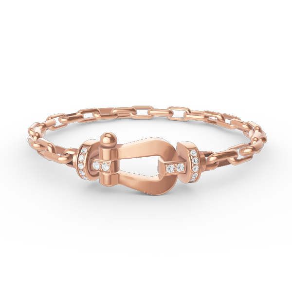 [MIRA]FORCE LARGE HORSESHOE CLASP  METAL BRACELET
