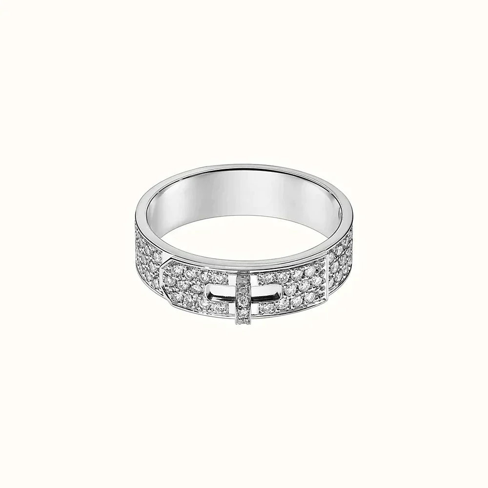 [MIRA]KELLY SILVER DIAMOND RING