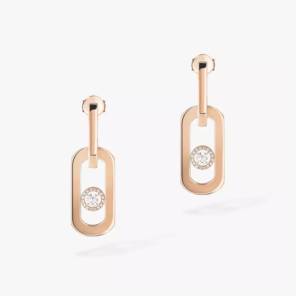 [MIRA]So Move XL Diamond Pendant Earrings