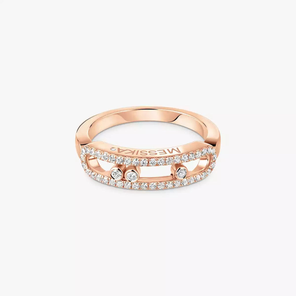 [MIRA] Baby Move Gold Diamond Pave_ Ring