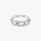[MIRA] Baby Move Gold Diamond Pave_ Ring