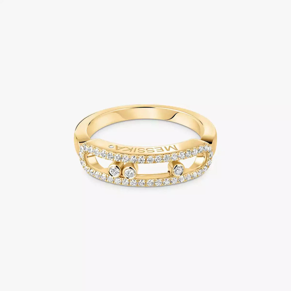 [MIRA] Baby Move Gold Diamond Pave_ Ring