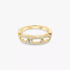 [MIRA] Baby Move Gold Diamond Pave_ Ring
