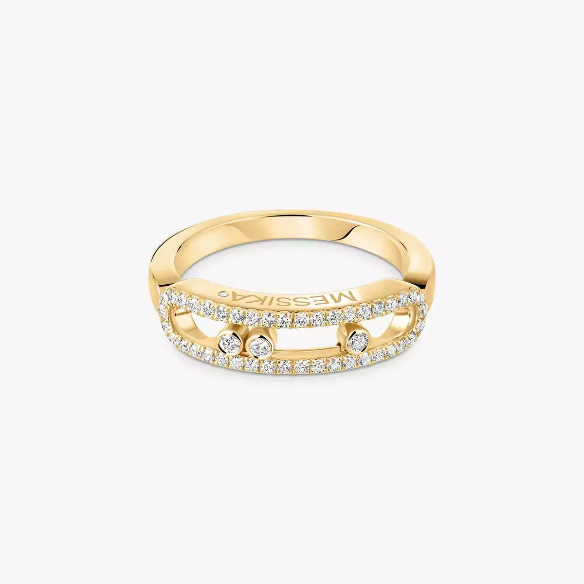 [MIRA] Baby Move Gold Diamond Pave_ Ring