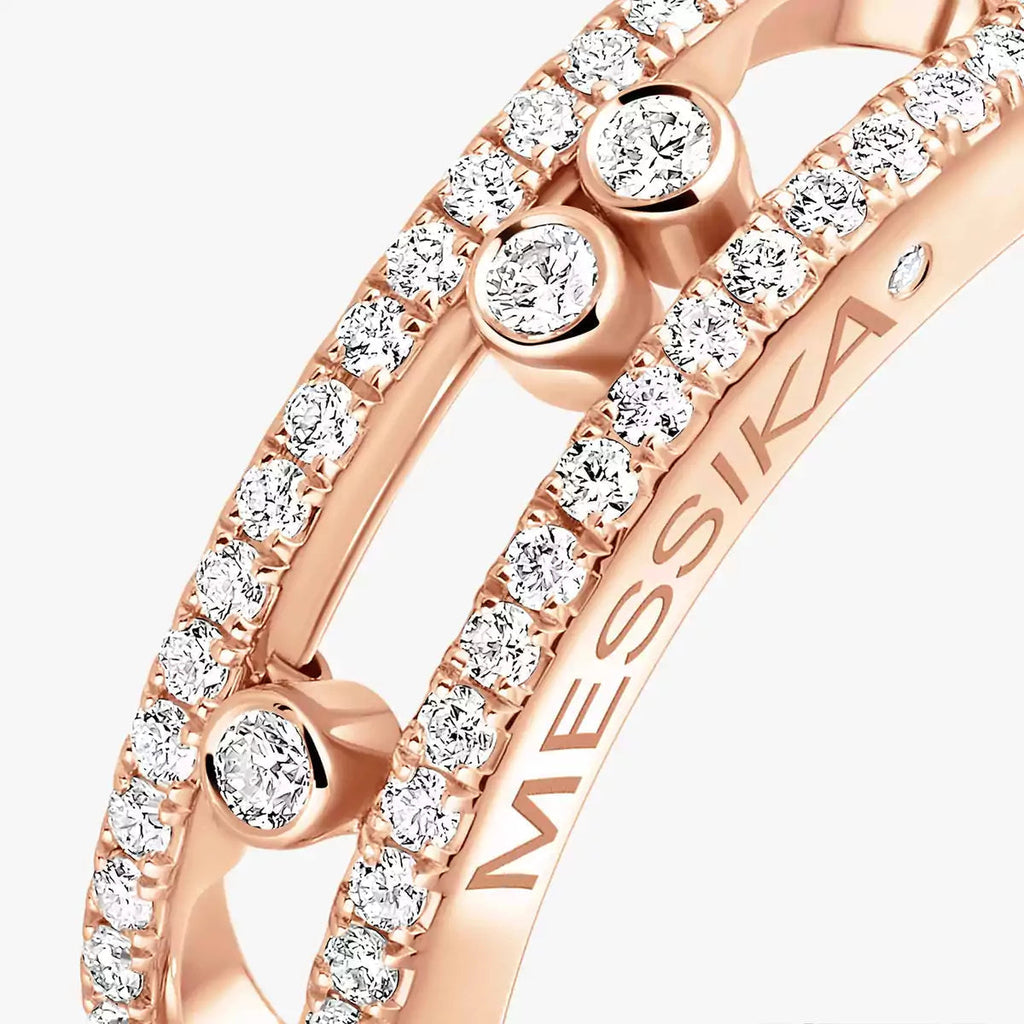 [MIRA] Baby Move Gold Diamond Pave_ Ring