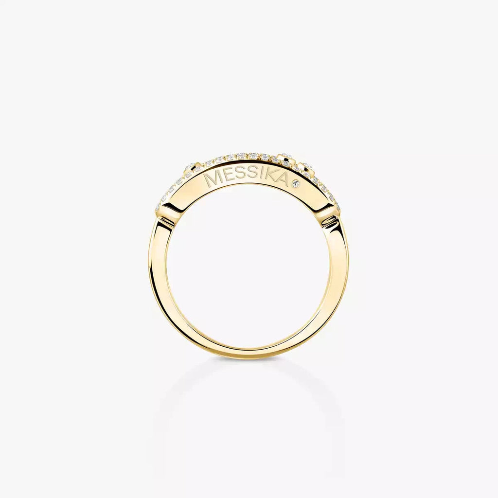 [MIRA] Baby Move Gold Diamond Pave_ Ring