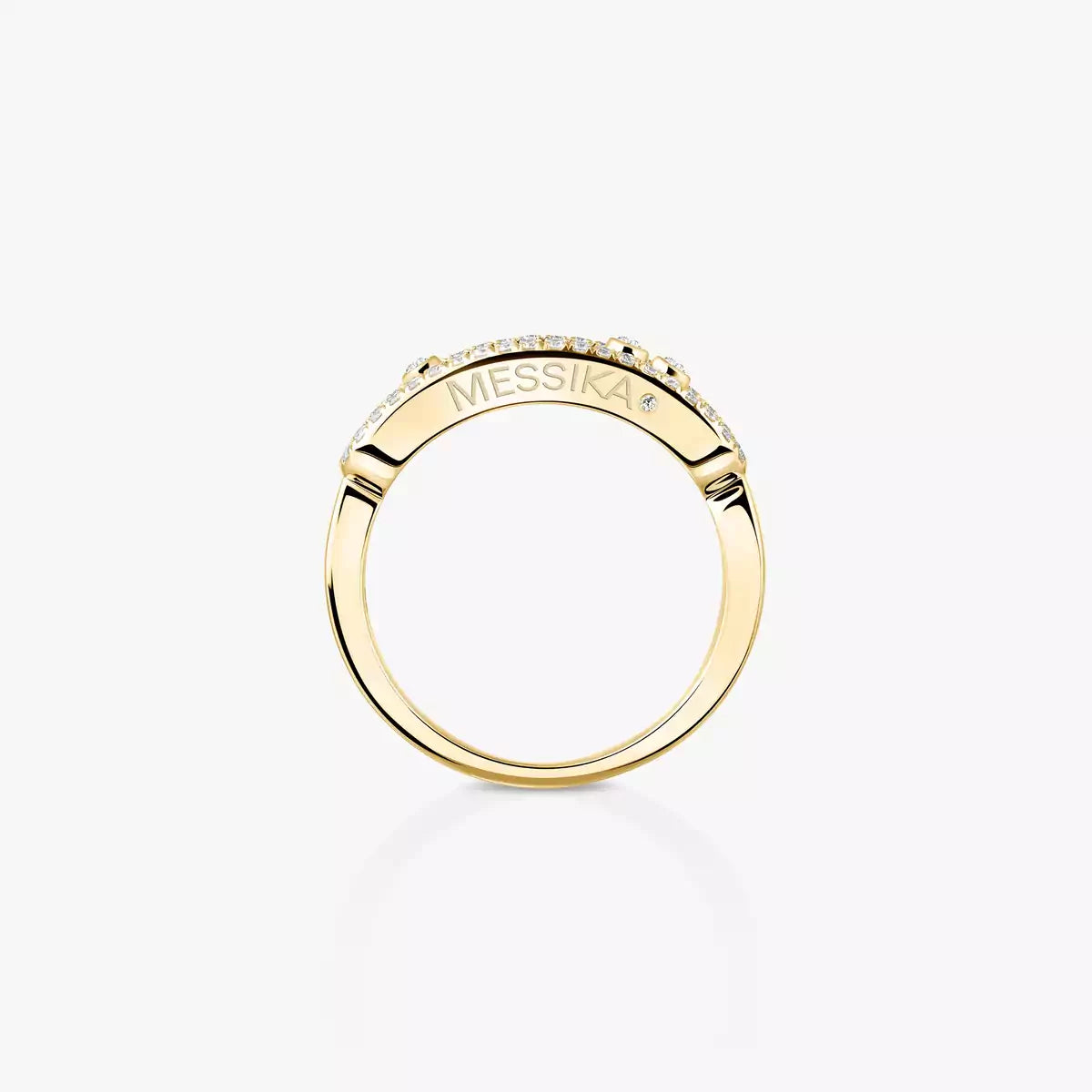 [MIRA] Baby Move Gold Diamond Pave_ Ring