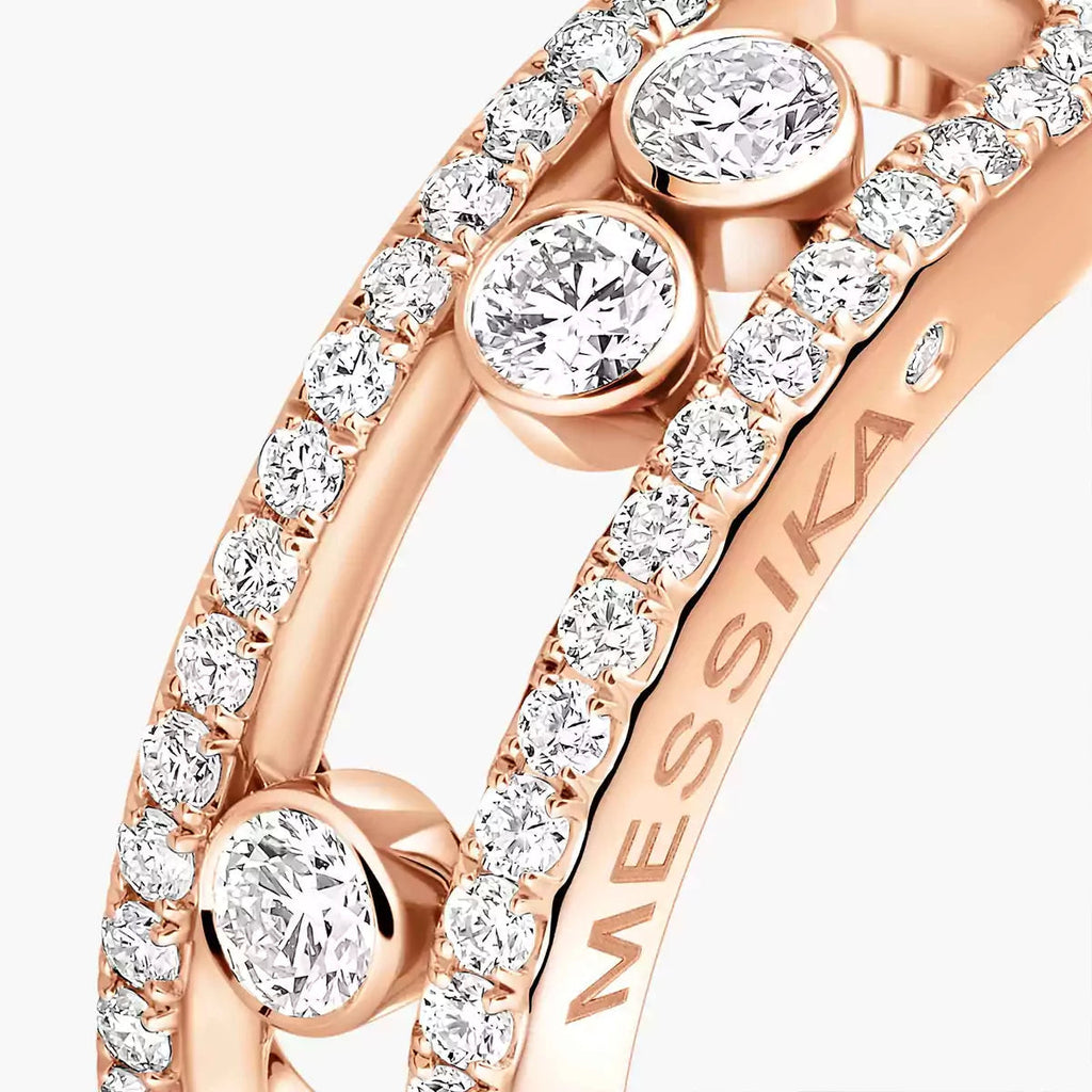 [MIRA] Move Gold Diamond Pave_ Ring
