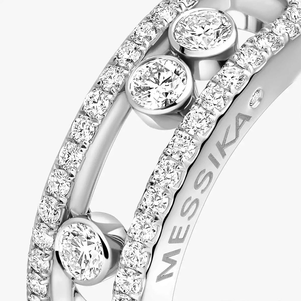 [MIRA] Move Gold Diamond Pave_ Ring