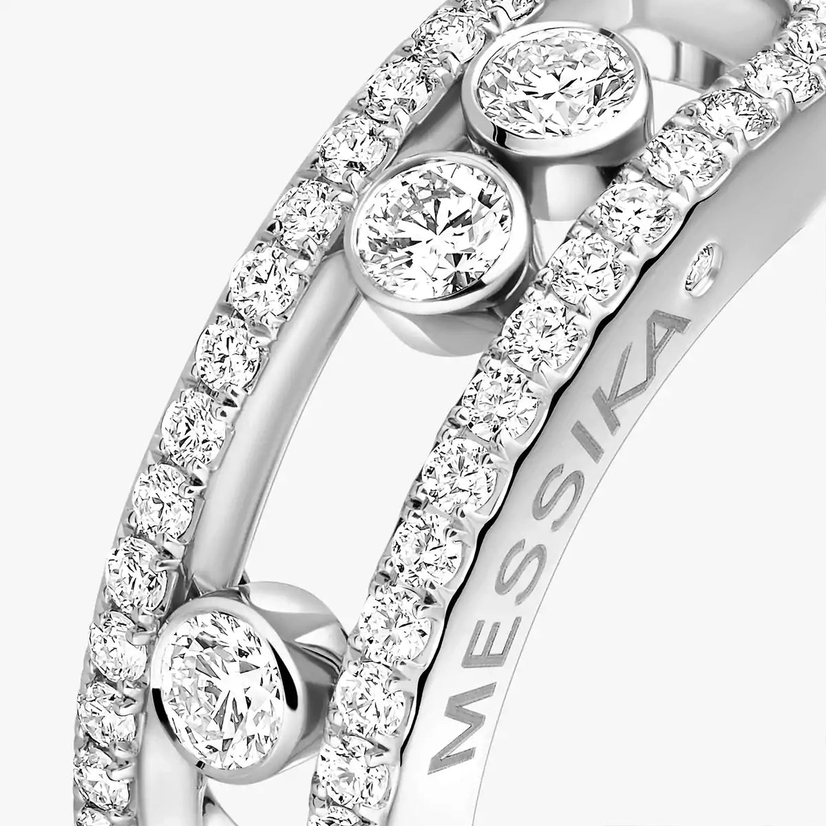 [MIRA] Move Gold Diamond Pave_ Ring