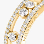 [MIRA] Move Gold Diamond Pave_ Ring