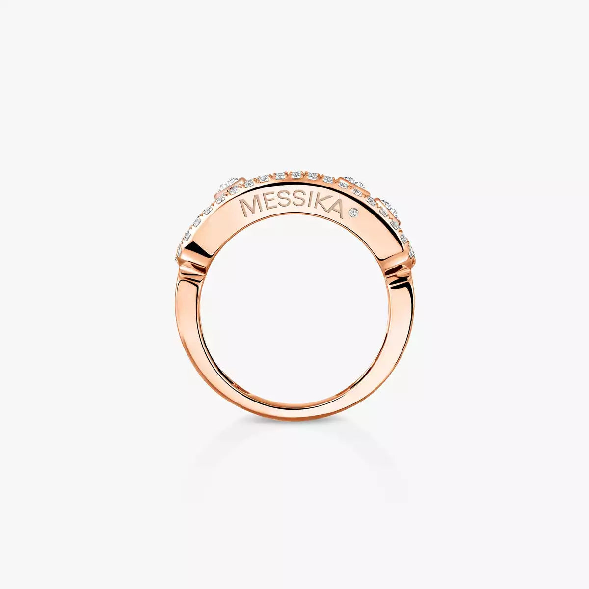 [MIRA] Move Gold Diamond Pave_ Ring