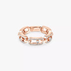 [MIRA]Move Link Pave_-Set Diamond Ring in Gold