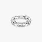 [MIRA]Move Link Pave_-Set Diamond Ring in Gold