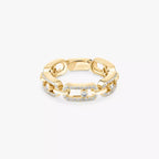 [MIRA]Move Link Pave_-Set Diamond Ring in Gold