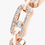 [MIRA]Move Link Pave_-Set Diamond Ring in Gold