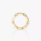 [MIRA]Move Link Pave_-Set Diamond Ring in Gold