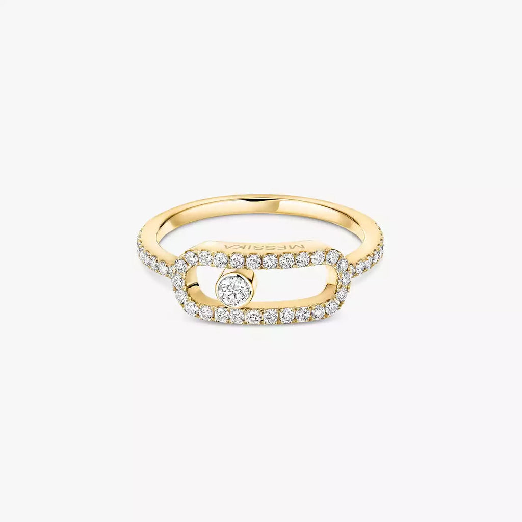[MIRA]Move Uno Diamond Ring in Gold