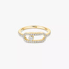 [MIRA]Move Uno Diamond Ring in Gold