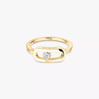 [MIRA]Move Uno Diamond Ring in Gold