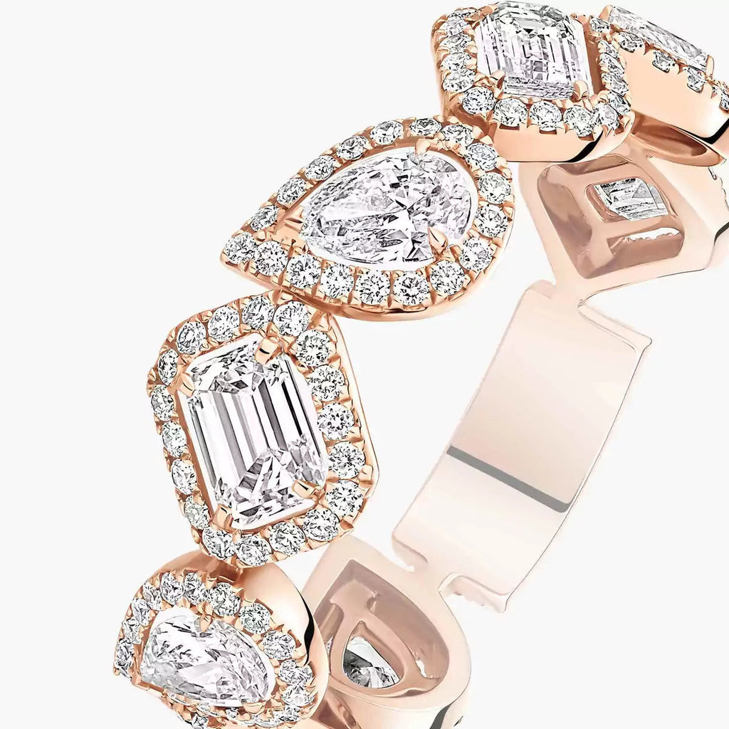 [MIRA]Diamond Wedding Ring My Twin