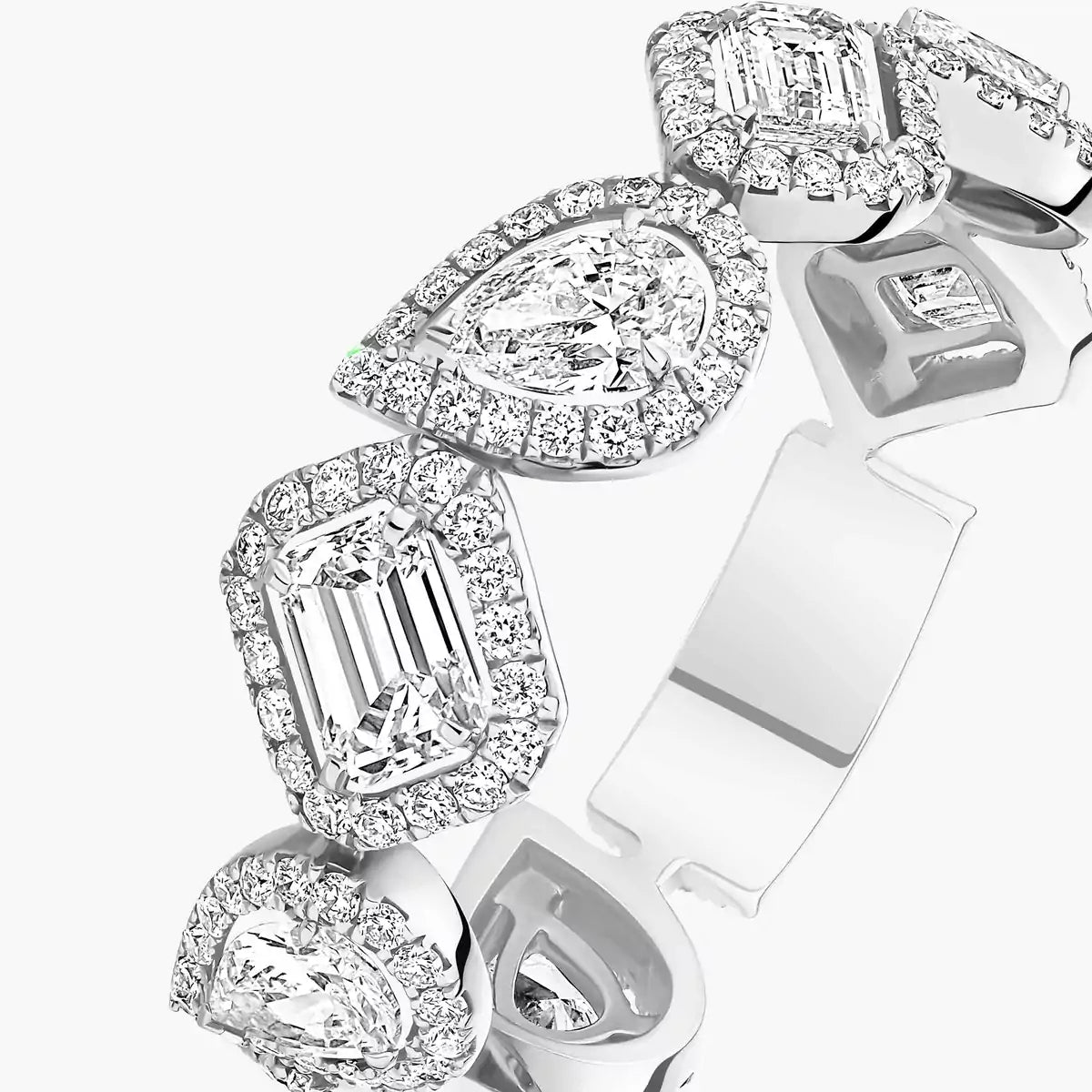 [MIRA]Diamond Wedding Ring My Twin