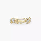 [MIRA]Diamond Wedding Ring My Twin