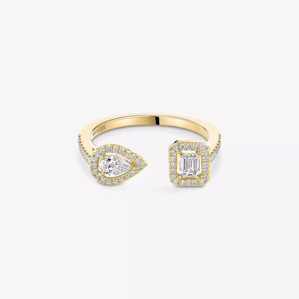 [MIRA]My Twin Toi Gold Diamond Ring